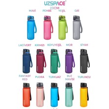 Uzspace Plastik 3026 Lacivert Tritan Su Matarası 500ML 0,50 L Lacivert