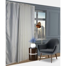 Dhm Perde Krem Güneşlik Saten 1.kalite Pilesiz Düz Dikim