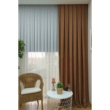 Dhm Perde Kakao Ada Fon Perde Normal Pile 1'e 2,5 Pile