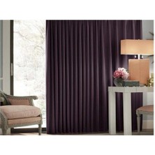 Dhm Perde Açık Mürdüm Blackout Karartma Perde Güneşlik Pilesiz Extraforlu Düz Dikim