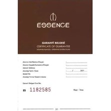 Essence Sw. D1147.220 Kıvrımlı Kordon Kadın Kol Saati