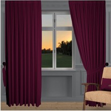 Vişne Ada Fon Perde Sık Pile 1'e 3 Pile