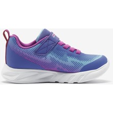 Skechers Flicker Flash - Light Takeover Büyük Kız Çocuk Mor Spor Ayakkabı 303704L Lvmt