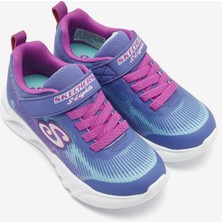 Skechers Flicker Flash - Light Takeover Büyük Kız Çocuk Mor Spor Ayakkabı 303704L Lvmt