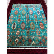RD Ramazan Dağ El Halı Sanatı El Dokuma Afgan Hurcin Halısıdır Birinci Sınıf Kalitesidir 210X155