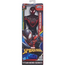 Hasbro Tıtan Hero Marvel Spıder-Man Mıles Morales Figür 30 cm Siyah