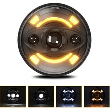 Top Sport Hi/lo Işın, Drl ve Dönüş Sinyali ile 1 Adet 7 inç LED (Yurt Dışından)