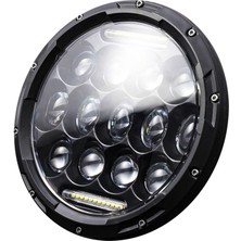 Top Sport Araba Motosiklet LED Far 200W 6000K IP67 1 Adet 7 inç (Yurt Dışından)