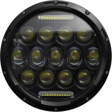 Top Sport Araba Motosiklet LED Far 200W 6000K IP67 1 Adet 7 inç (Yurt Dışından)