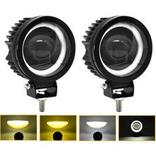 Top Sport Motosiklet LED Sürüş Işıkları 60W 6000LM 6000K/3000K (Yurt Dışından)