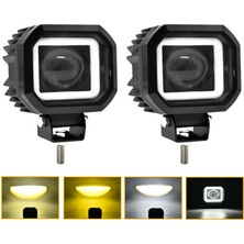 Top Sport Motosiklet LED Sürüş Işıkları 60W 6000LM 6000K/3000K (Yurt Dışından)