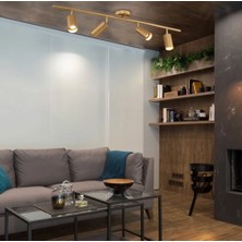 Riolight  Modern Eskitme Led 4xgu10 Duylu Hareketli Başlık Spot Ampül Dahildir