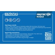 Protector HEX13 Motosiklet Kesilmez Zincir Kilit 13MM 200CM