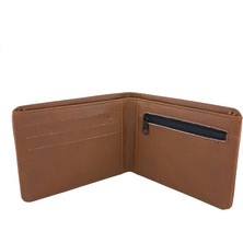 Perabags Düz Taba Kahverengi Erkek Cüzdanı