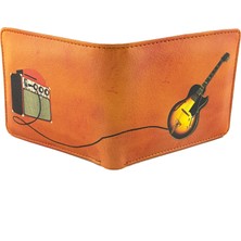 Perabags Gitar Baskılı Erkek Cüzdanı