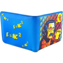 Perabags Einstein Baskılı Erkek Cüzdanı