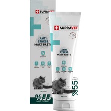 Supravet Anti Stress Relax Paste Sakinleştirici Kedi Macunu 100 gr (Şekersiz ) ( Extra Malt )