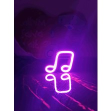 Kamer Neon Işıklı Müzik Nota