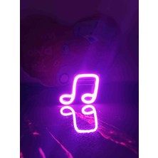 Kamer Neon Işıklı Müzik Nota