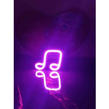 Kamer Neon Işıklı Müzik Nota