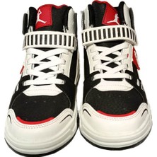 Trisiss Unisex Çocuk Sneaker Siyah-Kırmızı King Filet