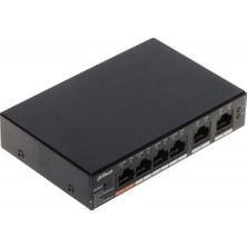 Dahua CS4006-4ET-60, 4 Port, Megabit, 4 Port Poe, 60W, + 2 Port Uplink, Cloud Yönetilebilir, Switch