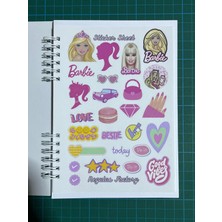 Barbie 50 Sayfa Defter Bonus Stickerlı