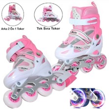 Nidage Roller Master 39-42 Numara Ayarlanabilir Pembe Paten