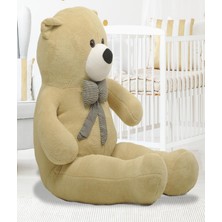 Peluş 120 cm Papyonlu Sevimli  Ayı - Sevgiliye Özel Hediye