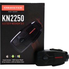 Knmaster KN2250 Motosiklet Kask Interkom Bluetooth Intercom Kulaklık Seti