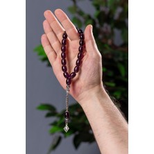 Tesbihkenti Mor 17'lik Stres Için Cam Maskot Tesbih