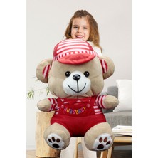 Hugs Baby Kırmızı Elbiseli Peluş Ayıcık 48CM