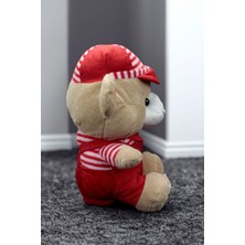 Hugs Baby Kırmızı Elbiseli Peluş Ayıcık 48CM