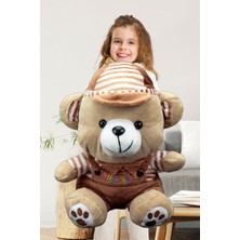 Hugs Baby Kahverengi Elbiseli Peluş Ayıcık 48CM