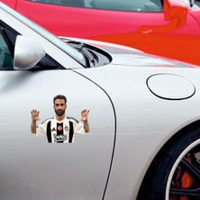 Sbt Store Rafa Silva Sticker, Beşiktaşlı Oyuncu Çarşı Sticker, Araba Sticker