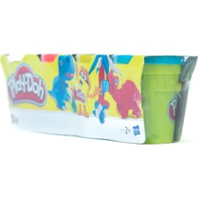 Ottoland Kırtasiye Oyun Hamuru 4 Lü Paket Play-Doh Anaokulu Ilkokula Kolay Şekil Alan Çocuk Dostu Rengarenk