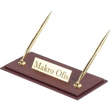 Makro Ofis G101 Deri Sümen Takımı 11 Parça Bordo Full Set