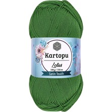 Kartopu 1 Adet Lotus Bikini Büstiyer Bluz Örgü Ipi  K486 Çam Yeşili