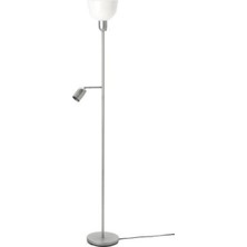 IKEA E27 Hektogram Yer Lambası Lame Beyaz Tek Ayaklı Sarı Metal 2