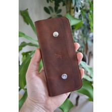 Oh Deer Leather El Yapımı Uzun  Cüzdan