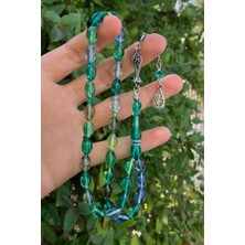 Erkek Hareli Toz Kehribar Tesbih  MGD20203015