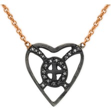 Ariş  Pırlanta Kolye Adinkra Umut Sembolü