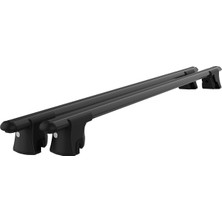 Cross Oto Aksesuarları Ford Mondeo Station Wagon MK4 (2014-2021) için Araç Üstü Portbagaj Taşıyıcı / Kilitlenebilir Tavan Barları 2li Set Siyah