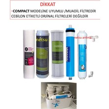 Netsu İhlas Aura Cebilon -Compact -Su Arıtma Cihazı Filtresi ,uyumlu 5'li Filtre Seti