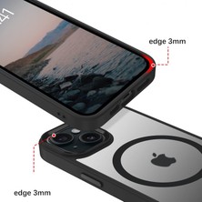 iPhone 13/14  Için Manyetik Kılıf, Şeffaf Mat Telefon Kılıfı iPhone 13/14 [magsafe ile Uyumlu] Ince Darbeye Dayanıklı