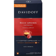 Davidoff Nespresso Uyumlu Kapsül Kahve Rich Espresso 2 x 10 Adet