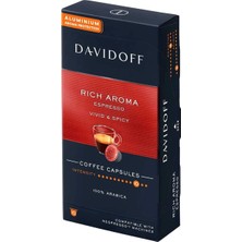 Davidoff Nespresso Uyumlu Kapsül Kahve Rich Espresso 2 x 10 Adet