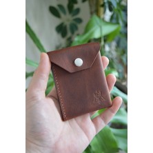 Oh Deer Leather El Yapımı  Minimal Kartlık/cüzdan