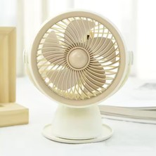 Taşınabilir Mini USB Şarjlı Fan Kıskaçlı Masa Kenarına 3 Kademeli Hız Ayarı Şarj Edilebilir Mini Vantilatör Soğutucu 14CM Mini Fan YS2285