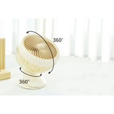 Taşınabilir Mini USB Şarjlı Fan Kıskaçlı Masa Kenarına 3 Kademeli Hız Ayarı Şarj Edilebilir Mini Vantilatör Soğutucu 14CM Mini Fan YS2285